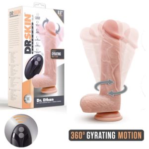 Dr. Ethan – 8.5” Gyrating Realistic Dildo - Dr. Skin