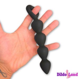 BlackWave Pro - Intermediate Silicone Anal Beads