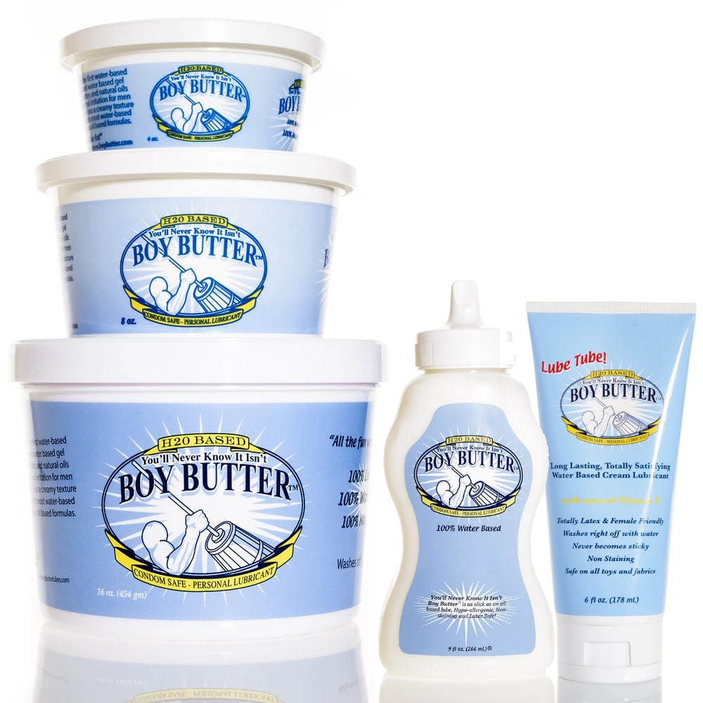 boy butter h2o – lubrifiant crémeux à base d’eau avec vitamine e et beurre de karité