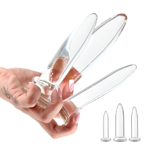 Crystal 3pc Trainer Kit Kit dEntrainement Anal ou Vaginal