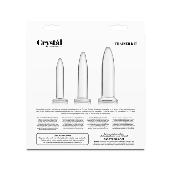 Crystal 3pc Trainer Kit Kit dEntrainement Anal ou Vaginal 3.webp