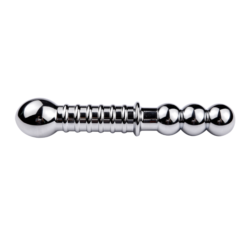 Double Rib Gode en Metal Butt Plug Metal 5.jpg