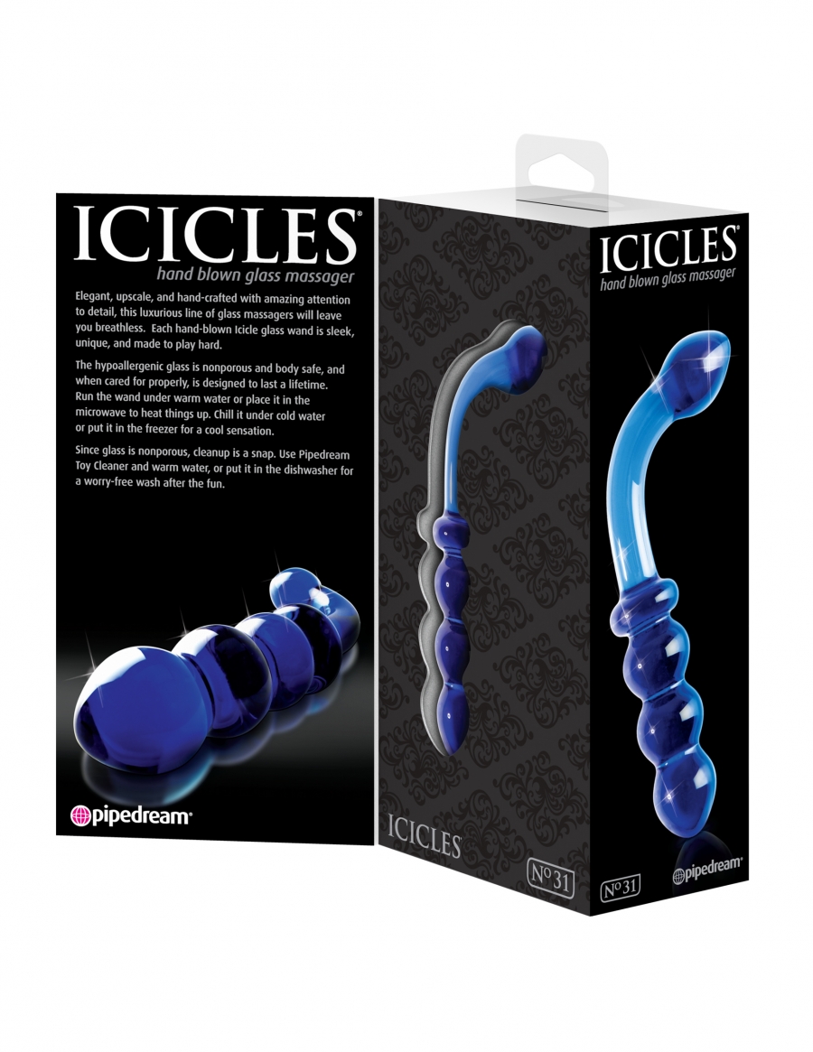 Icicles No 31 Gode en Verre Pipedream (4)