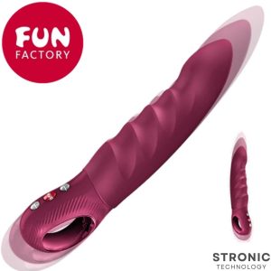 STRONIC DEEP — Pulsateur Spirale Nervurée avec Anneau de Prise Fun Factory