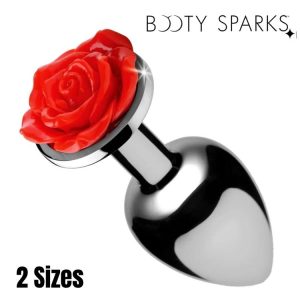 Red Rose Anal Plug - Booty Sparks