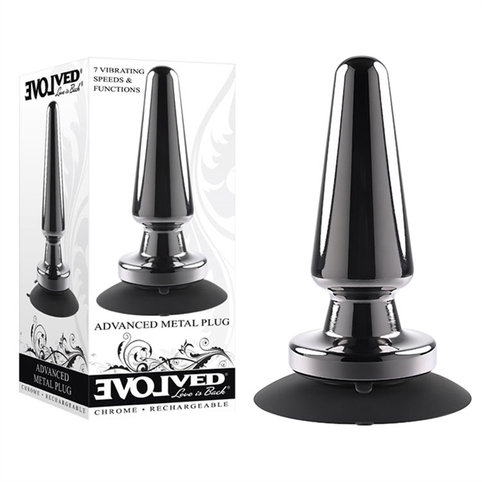 Advanced Metal Plug – Plug Anal Vibrant en Métal – Evolved