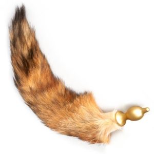 FireFox – Sonde anale acier inoxydable avec queue de renard – Tailz