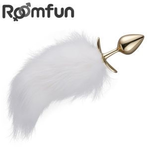 RoomFun Fox Tail – Plug anal alliage avec queue animale