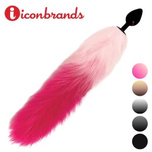Foxy Fox Tail – Plug anal silicone avec queue de renard – Icon Brands