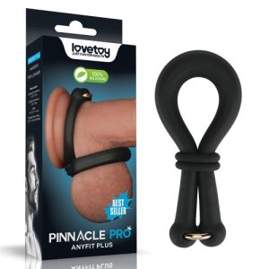 Anneau Double Ajustable en Silicone Noir – AnyFit Stretcher – Pinnacle Pro