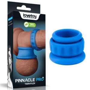 Anneaux Doubles Extensibles en Silicone Bleu – Twin Flex Stretcher – Pinnacle Pro