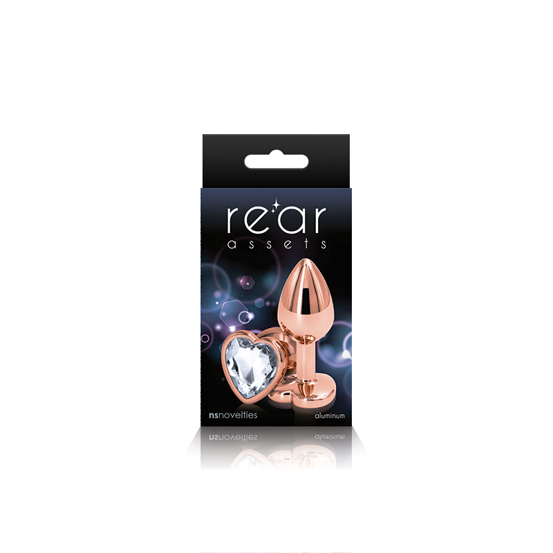 Small Rose Gold Heart - Rear Assets – Image 3