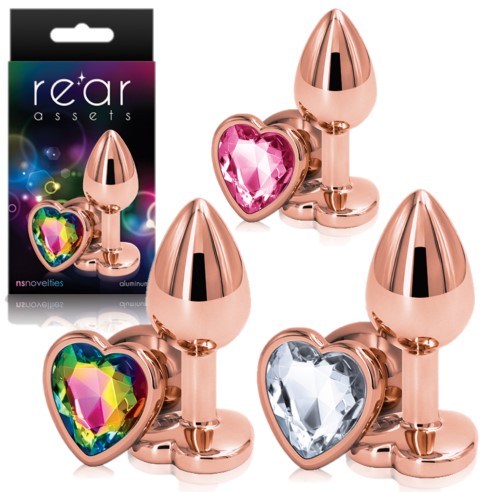 Small Rose Gold Heart - Rear Assets – Image 6