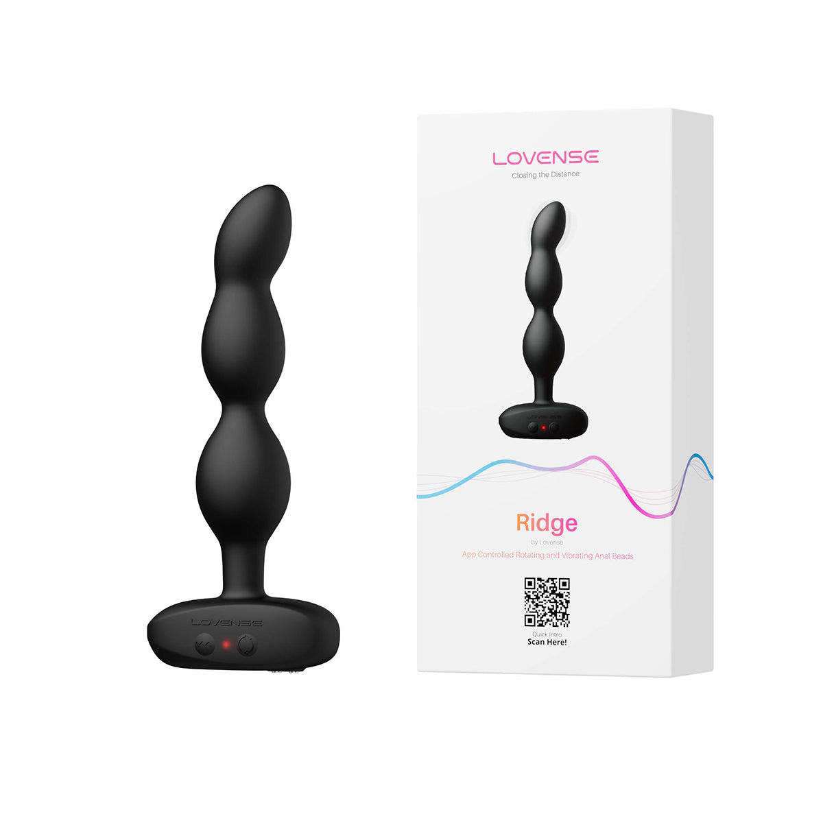 Ridge Perles Anales Rotatives et Vibrantes - Bluetooh - Lovense – Image 7