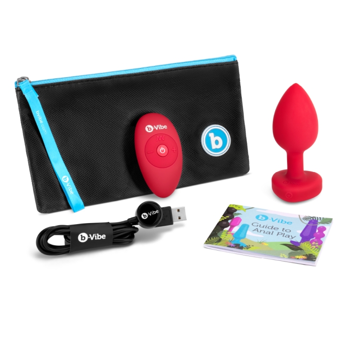 Vibrating Jewel Plug M/L - B-Vibe – Image 3