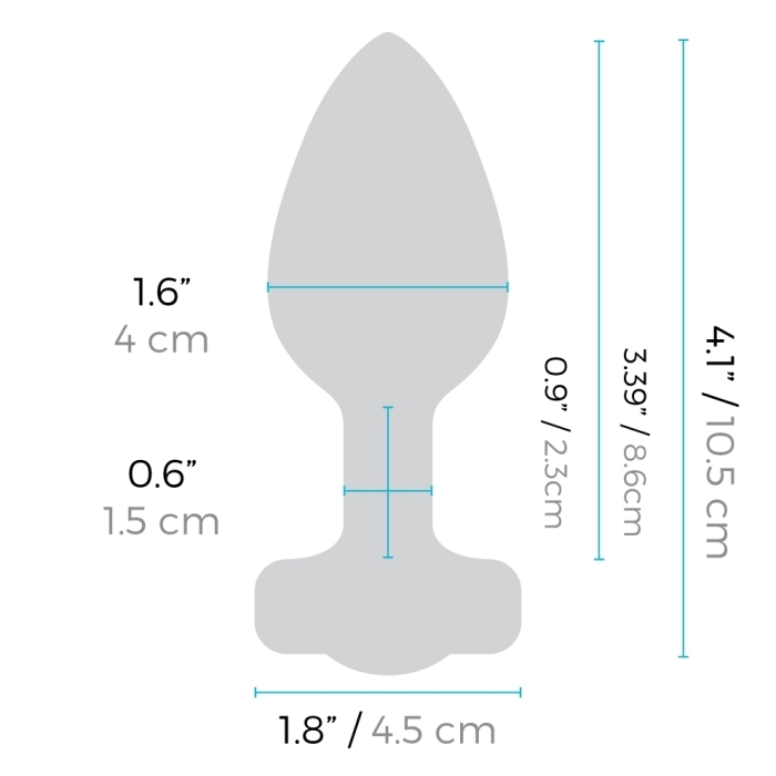 Vibrating Jewel Plug M/L - B-Vibe – Image 5