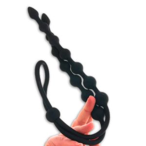 Arse Beads – Chapelet Anal Double en Silicone Texturé