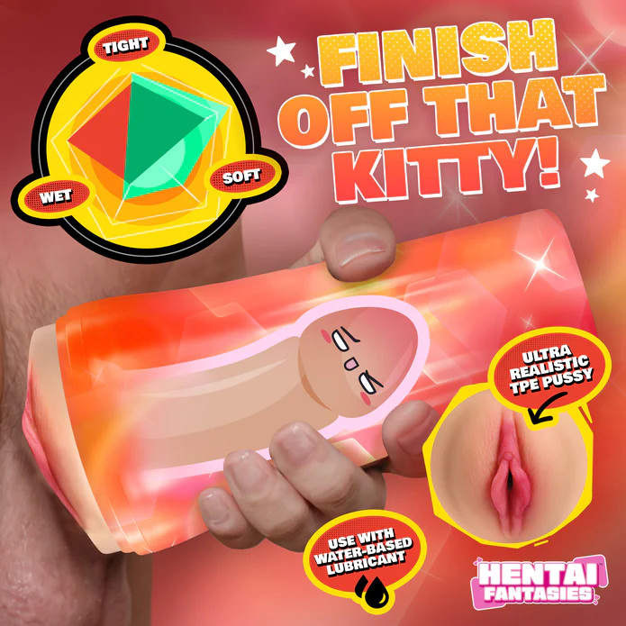 Mochi the Cat Girl – Masturbateur TPE Tunnel Texturé | Hentai Fantasies – Image 3