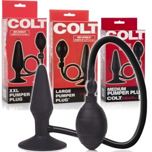 Pumper Plug COLT – Plug Anal Gonflable en Silicone