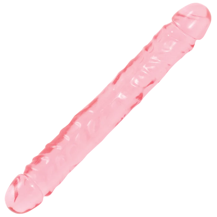 Jr. Double Dong 12-Inch – Crystal Jellies Double-Ended Dildo by Doc Johnson - Image 3