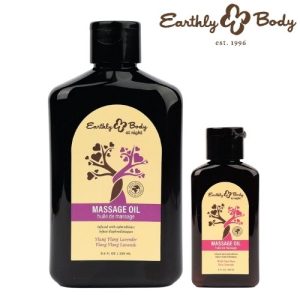 At Night Aphrodisiac Massage Oil by Earthly Body – 4 Scents, 2 Sizes