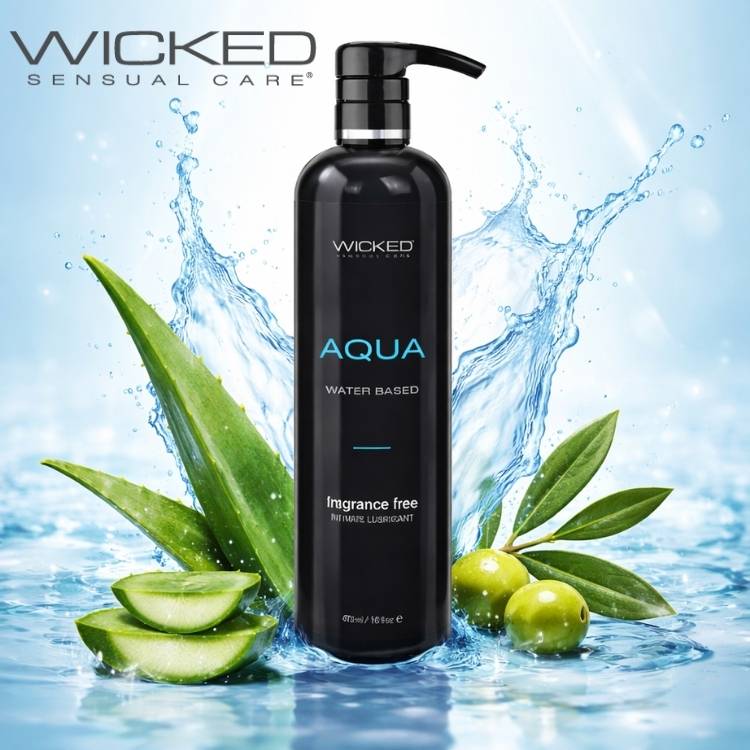 Aqua by Wicked – Long-Lasting Water-Based Lubricant