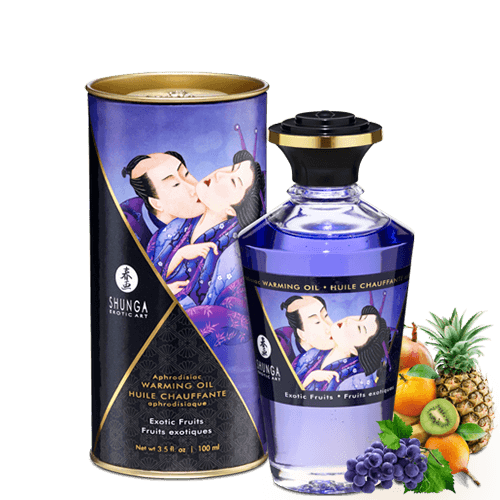 Intimate Kisses Warming Edible Oil by Shunga – 11 Flavours, 100 ml - Image 4