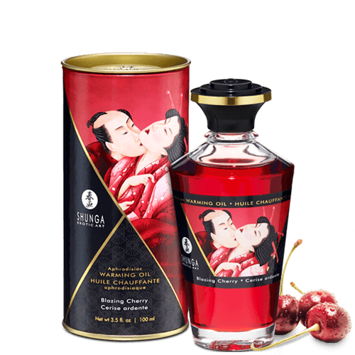 Intimate Kisses Warming Edible Oil by Shunga – 11 Flavours, 100 ml - Image 3