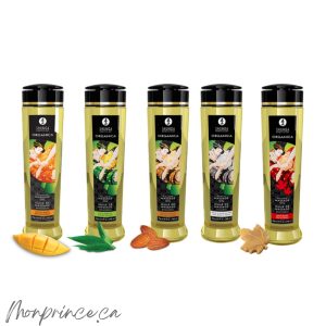 Organica Delectable Organic Edible Massage Oil by Shunga – 6 Flavours, 240 ml