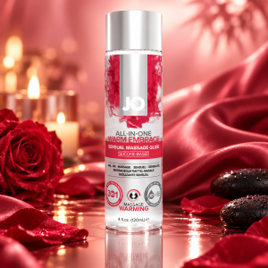 JO All In One Warming – Silicone Massage Gel and Lubricant, 120 ml