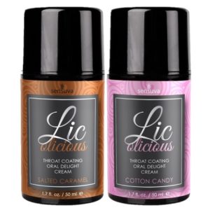 Lic-O-Licious Edible Oral Cream by Sensuva – Throat-Coating Flavoured Cream, 50 ml