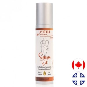 SensuOil Edible Oil Lubricant by Dundee Cosmeceutiques – Emu Oil, 100 ml