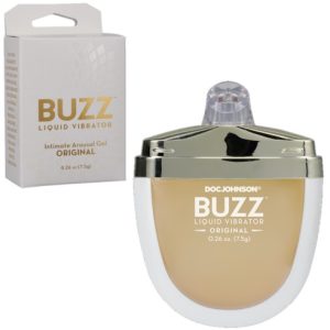 Original Buzz Liquid Vibrator Clitoral Gel by Doc Johnson – 7.5 g