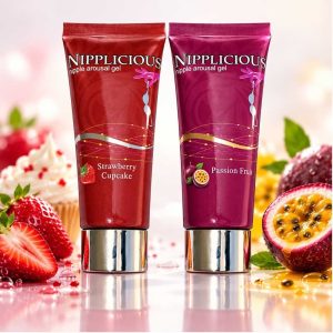 Nipplicious Lickable Nipple Stimulant – Strawberry or Passion Fruit, 1 oz