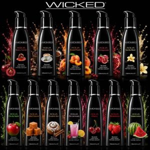 Wicked Aqua Flavors – Flavoured Water-Based Lubricant
