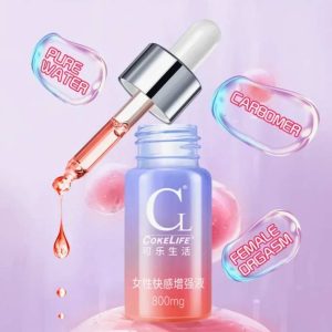 Female Arousal Warming Gel by Cokelife – Dropper Serum, 800 mg